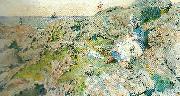 Carl Larsson vid kattegatt France oil painting artist